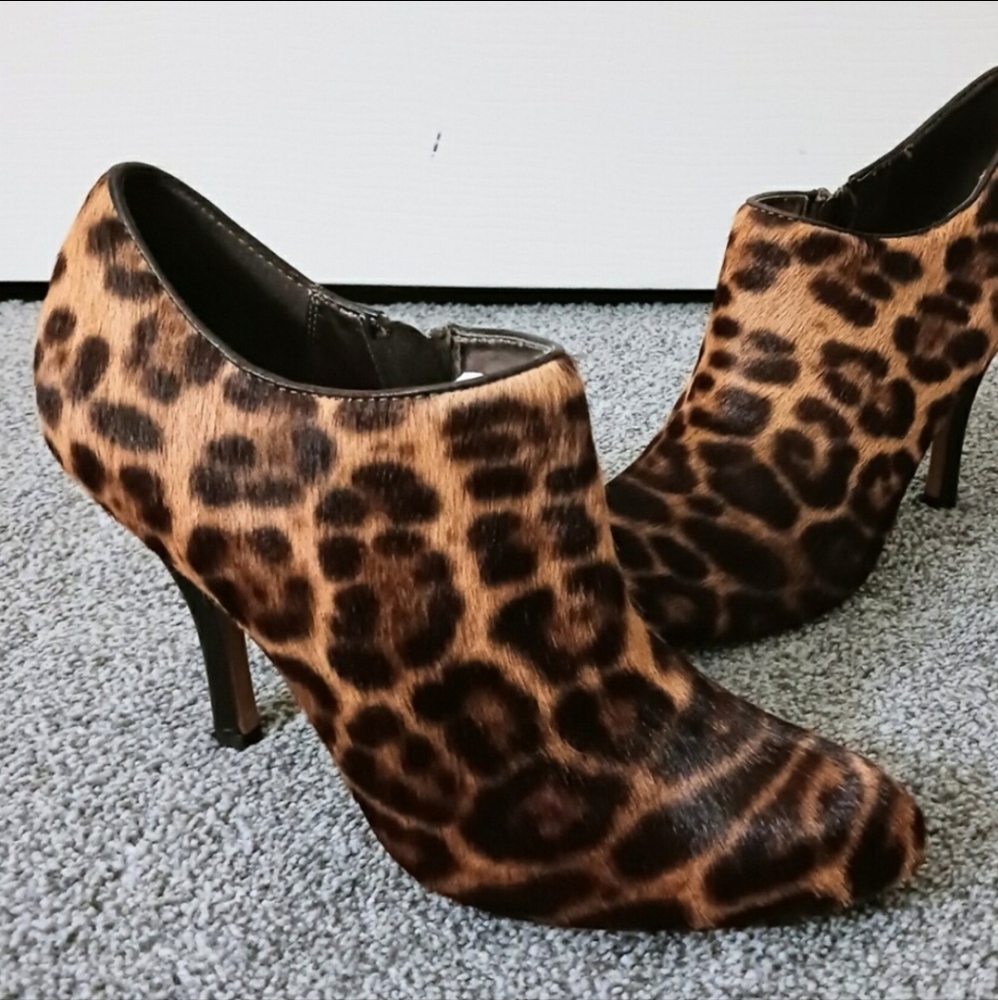 Nordstom's purchase: Isola Women's Leopard Print Calf Hair Ankle Booties
